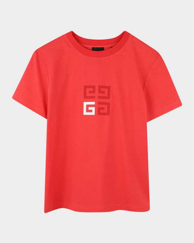 Boy's 4G Graphic T-Shirt, Size 8-